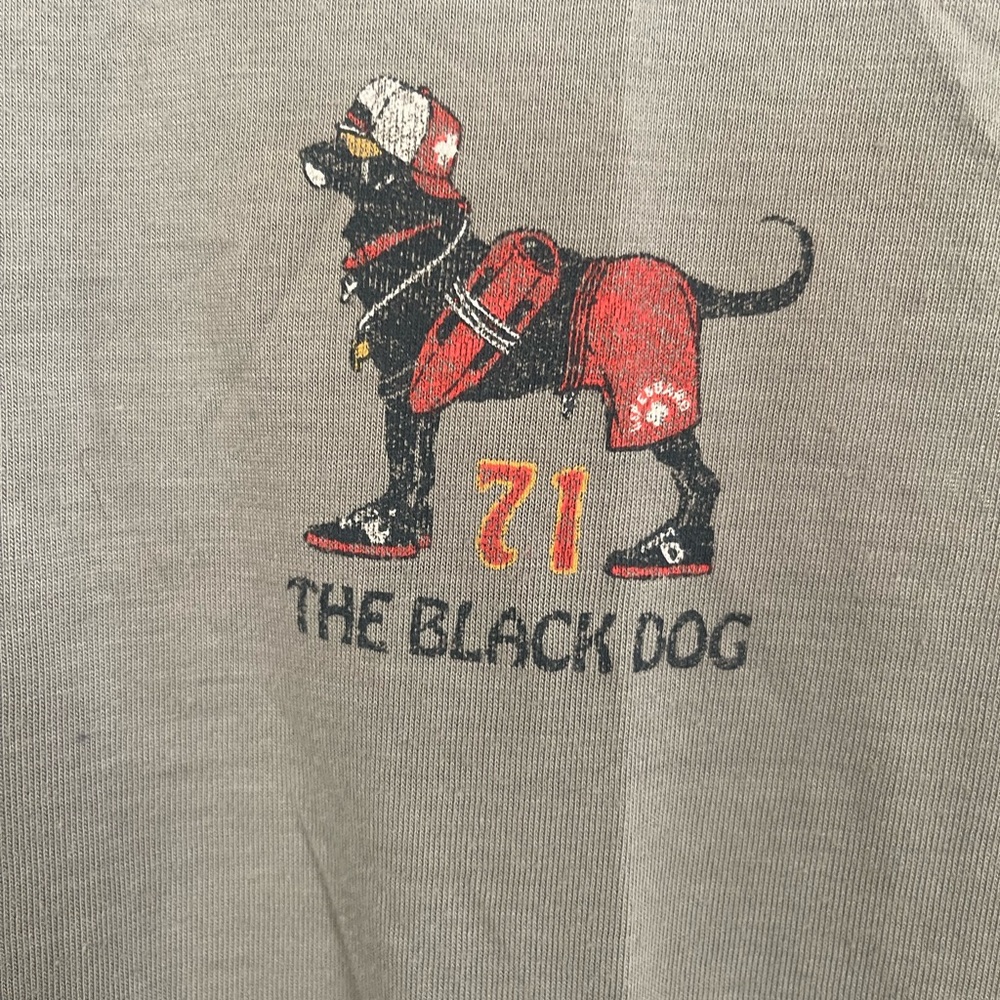 The Black Dog size Medium men’s gray tshirt SS - Picture 4 of 5